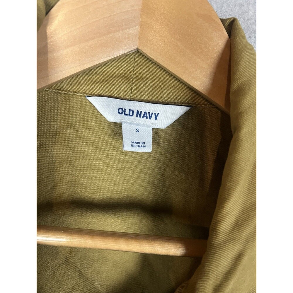 Old Navy Utility Bomber Jacket Olive Green Small NWT - Picture 4 of 10